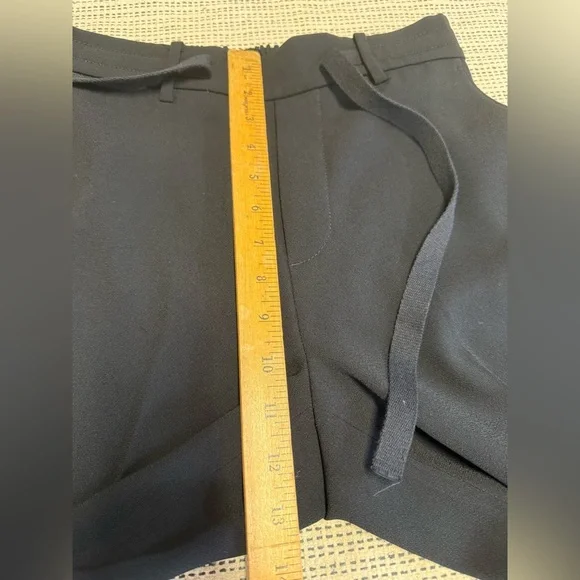 Vince Woman’s Black Pullon Ankle Trouser Dress Pants - Picture 5 of 7